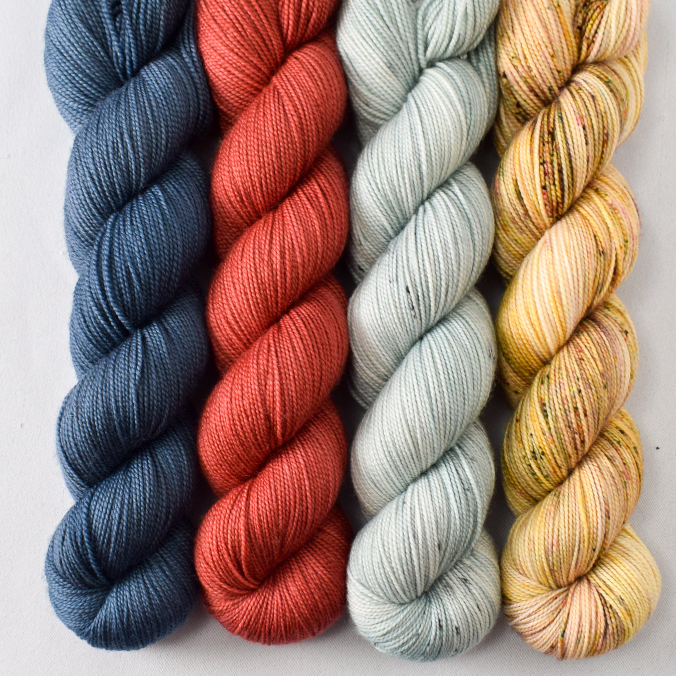 Family, Sapsucker, Linnet, and Rangeland - Miss Babs Yummy 2-Ply Quartet
