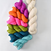 Feria Gradient and Plover Yummy 2-Ply Shawl Set - Miss Babs Gradient Set