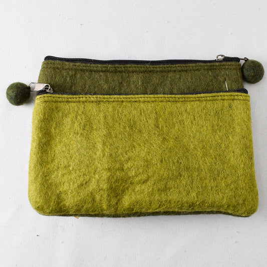 Fibres of Life 2-Tone Medium Organizer Pouch - Forest - Miss Babs Notions