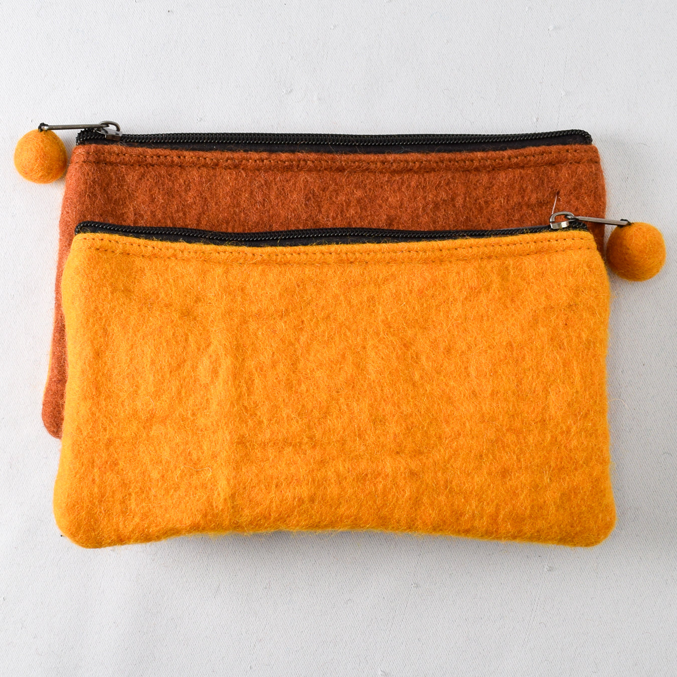 Fibres of Life 2-Tone Medium Organizer Pouch - Marigold - Miss Babs Notions