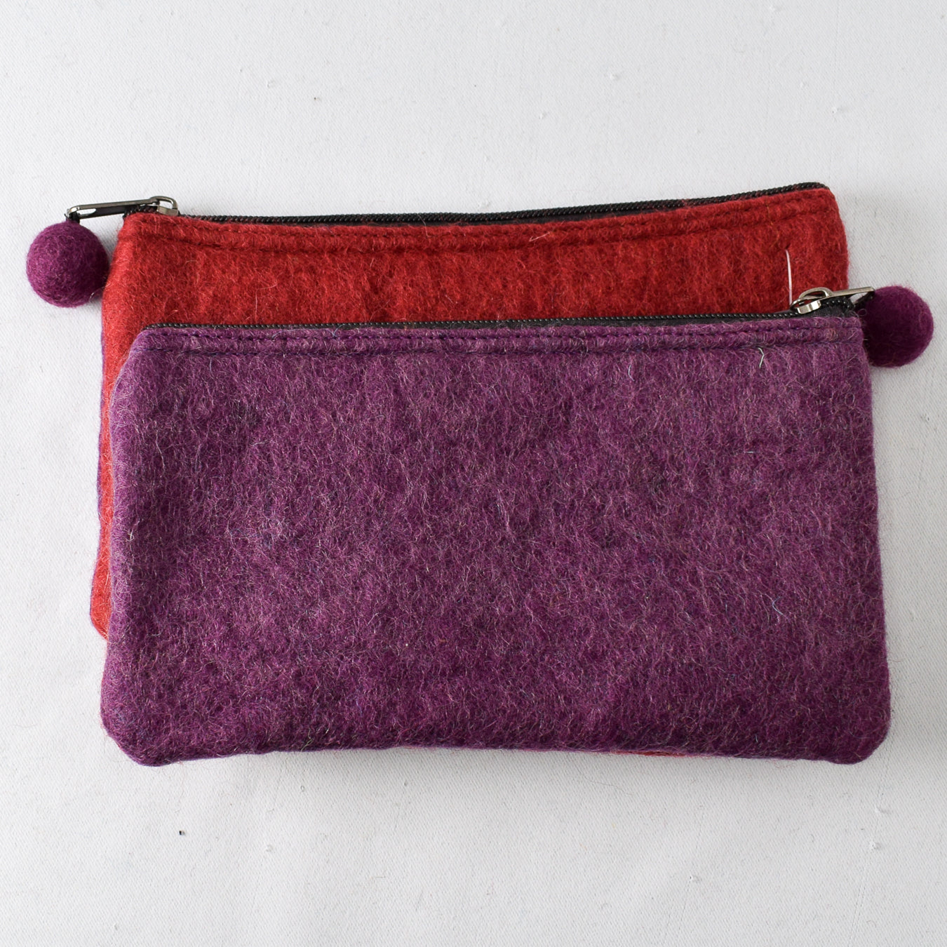 Fibres of Life 2-Tone Medium Organizer Pouch - Plum - Miss Babs Notions