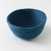 Fibres of Life Felt Bowl - Aqua - Miss Babs Notions