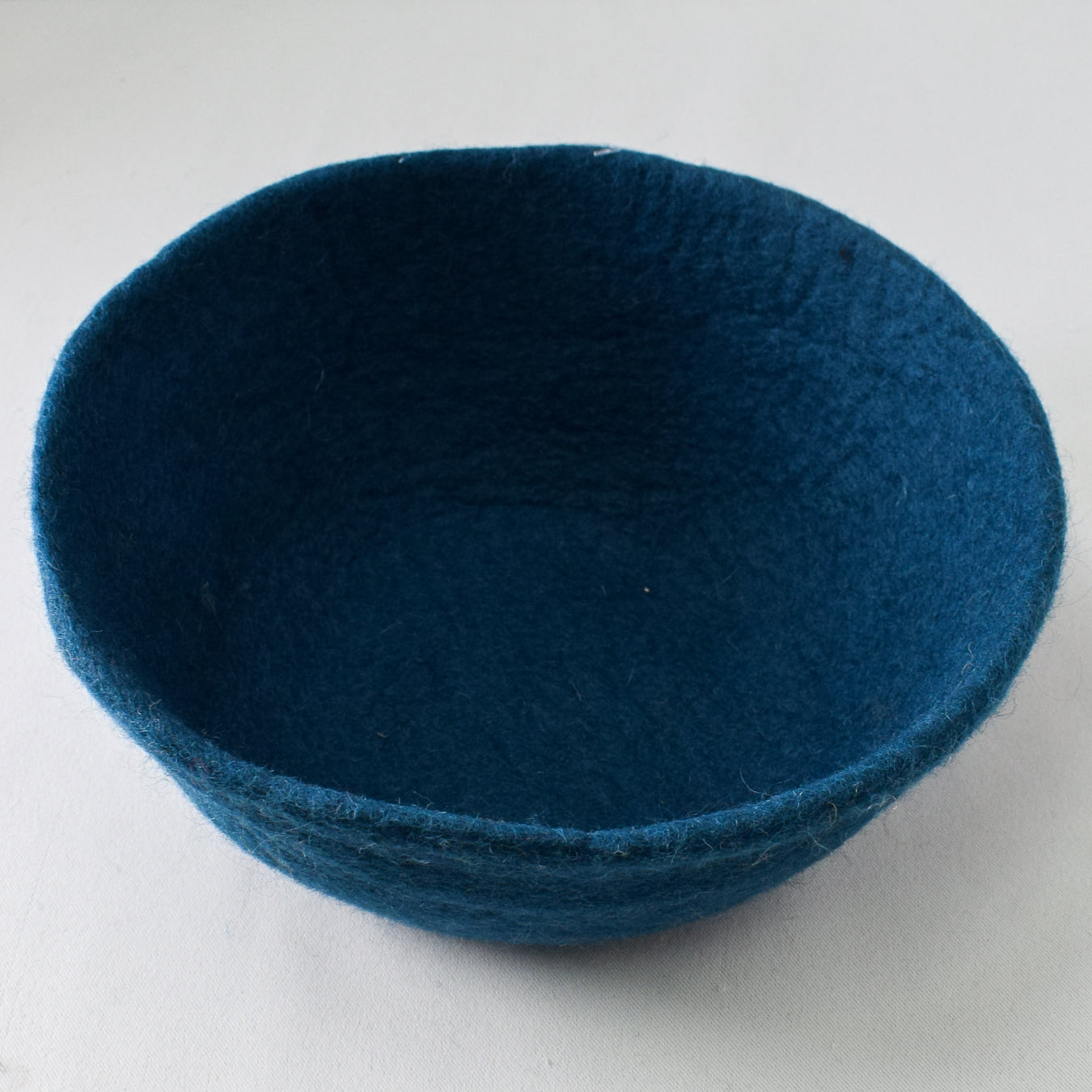 Fibres of Life Large Felt Bowl - Aqua - Miss Babs Notions