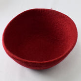 Fibres of Life Large Felt Bowl - Brick - Miss Babs Notions