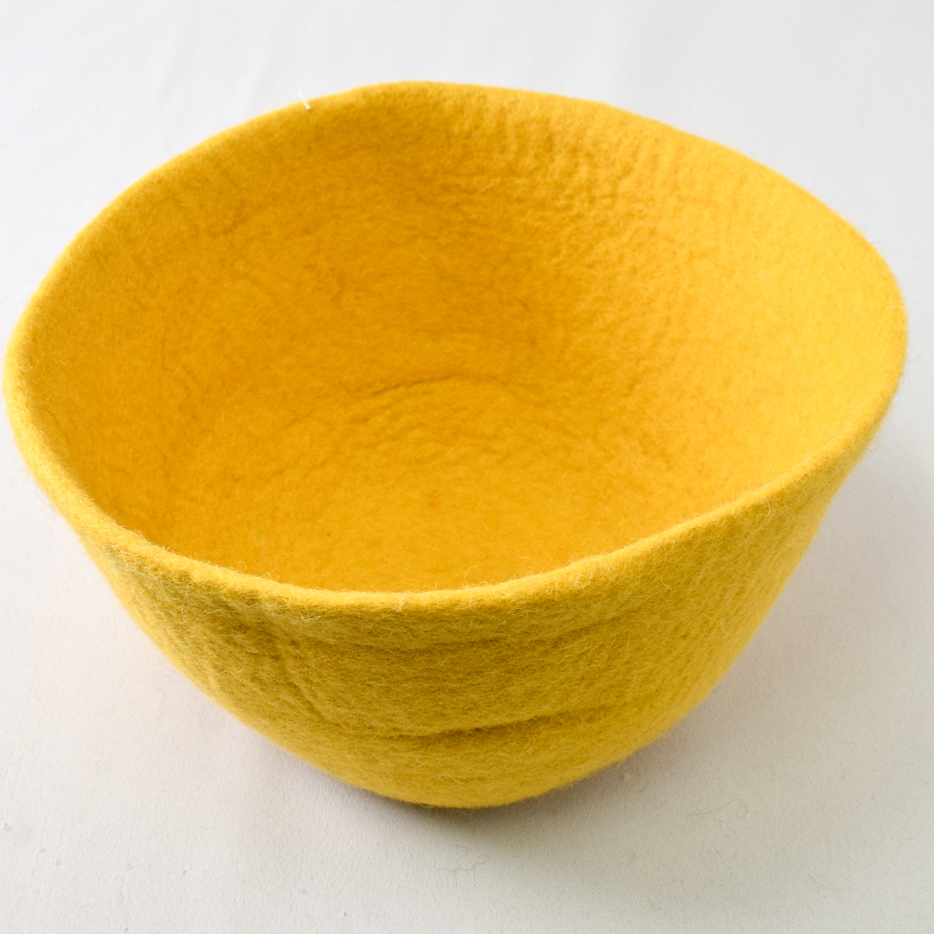 Fibres of Life Large Felt Bowl - Turmeric - Miss Babs Notions