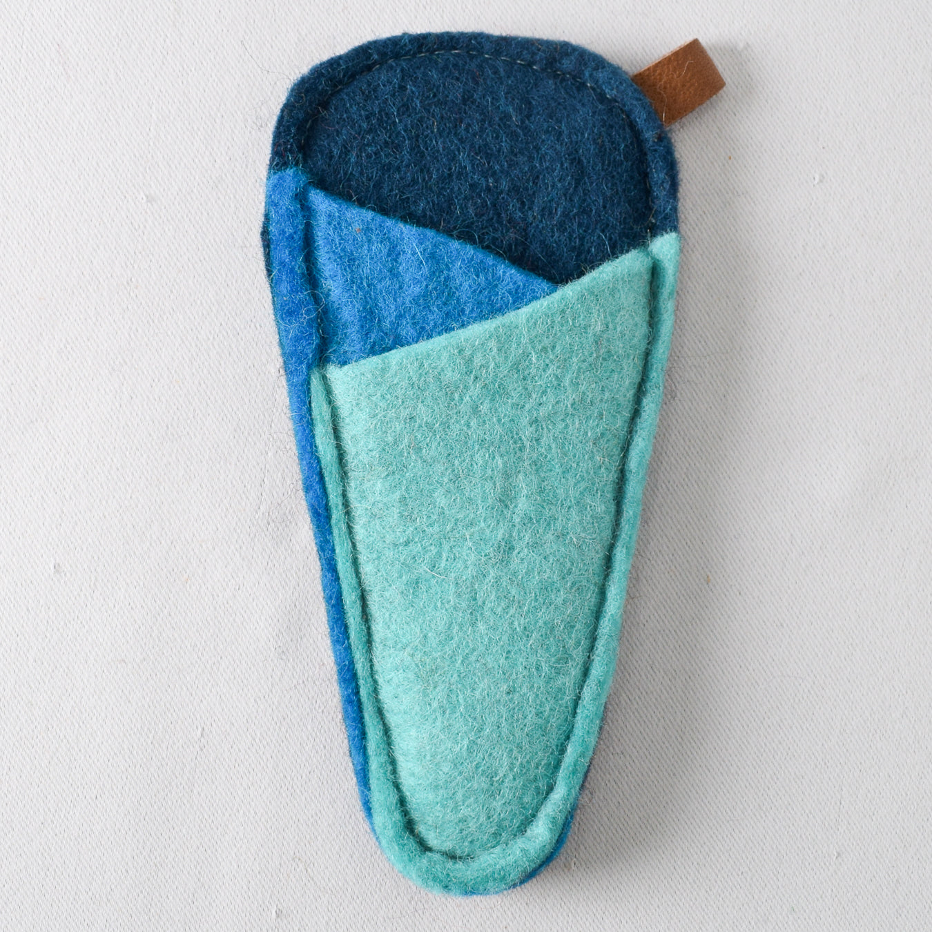 Fibres of Life Medium Scissors Sleeve - Aqua - Miss Babs Notions