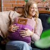 Fibres of Life Ombre Tote Bag - Dusty Rose