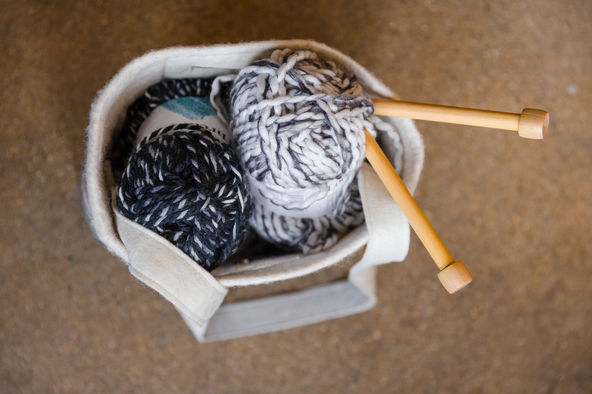 Fibres of Life Ombre Tote Bag - Fog