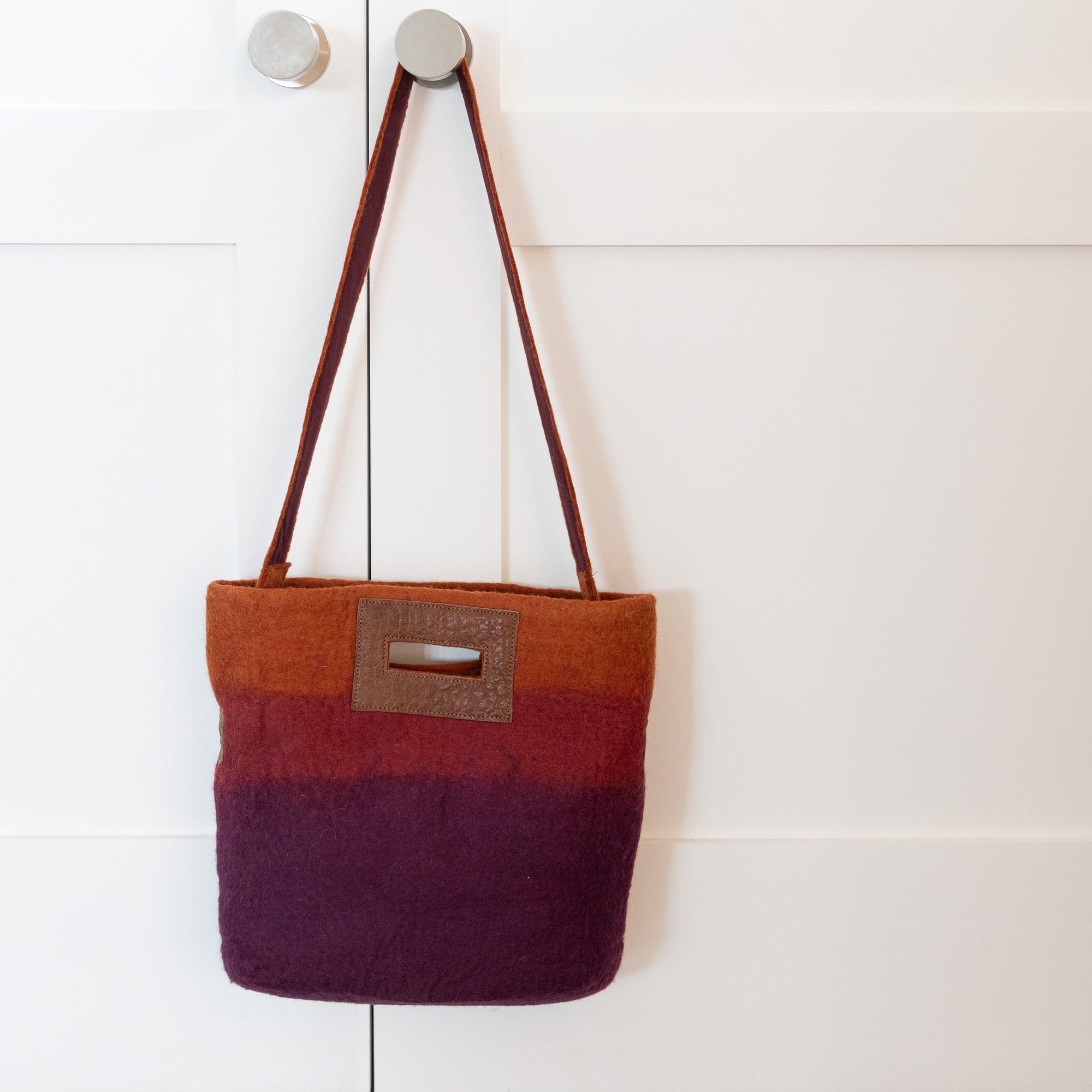 Fibres of Life Ombre Tote Bag - Plum