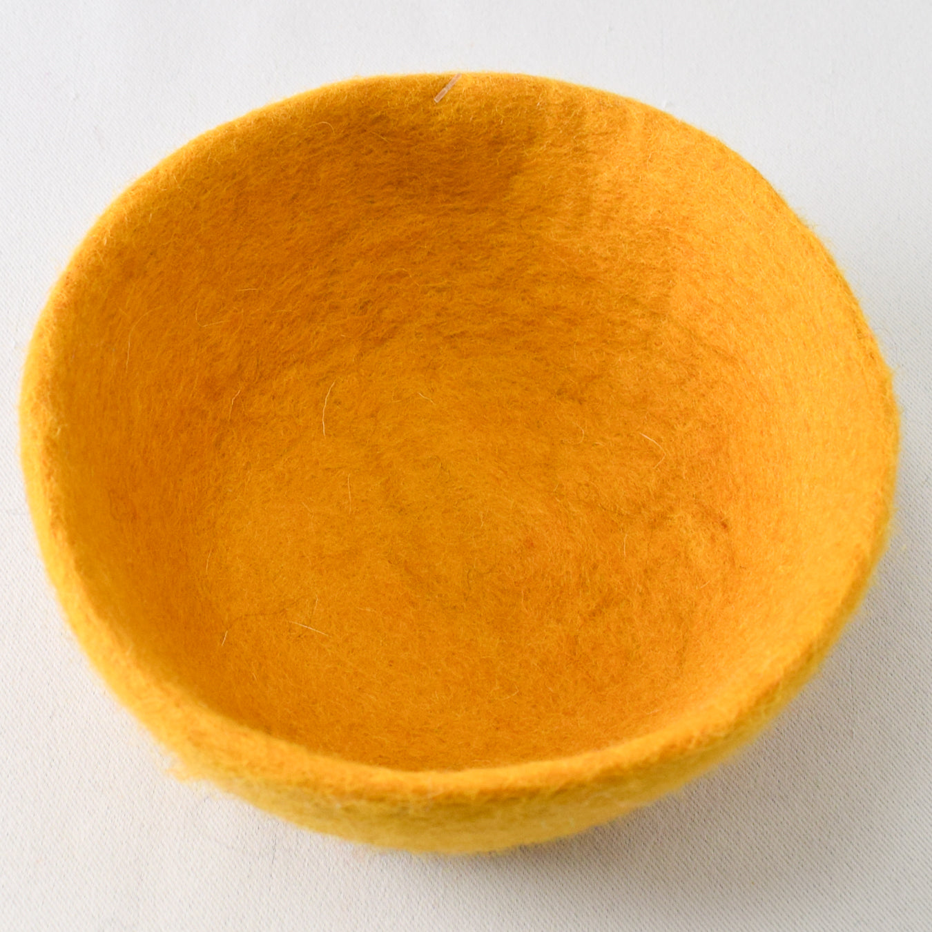 Fibres of Life Small Felt Bowl - Turmeric - Miss Babs Notions