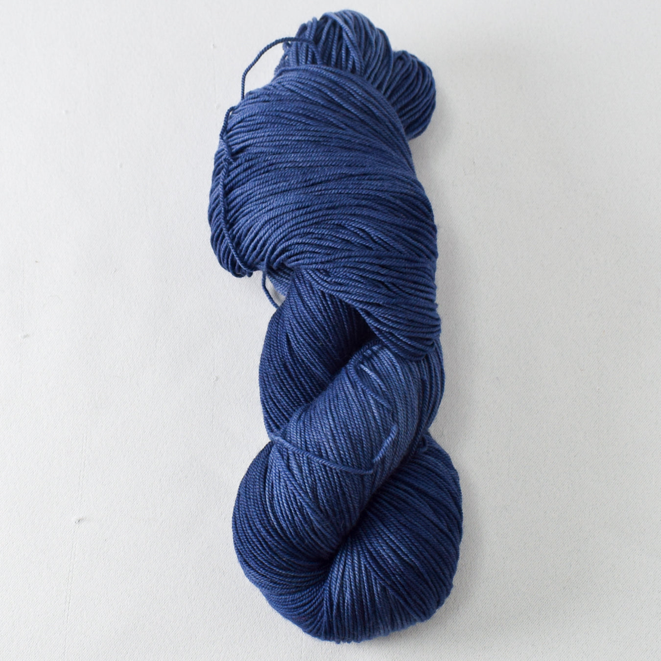 Fingering Weight Sock Yarn - Blue, Wool Nylon Blend, Approx 400 Yd. 3.9 oz. - Miss Babs Undyed Test Yarn