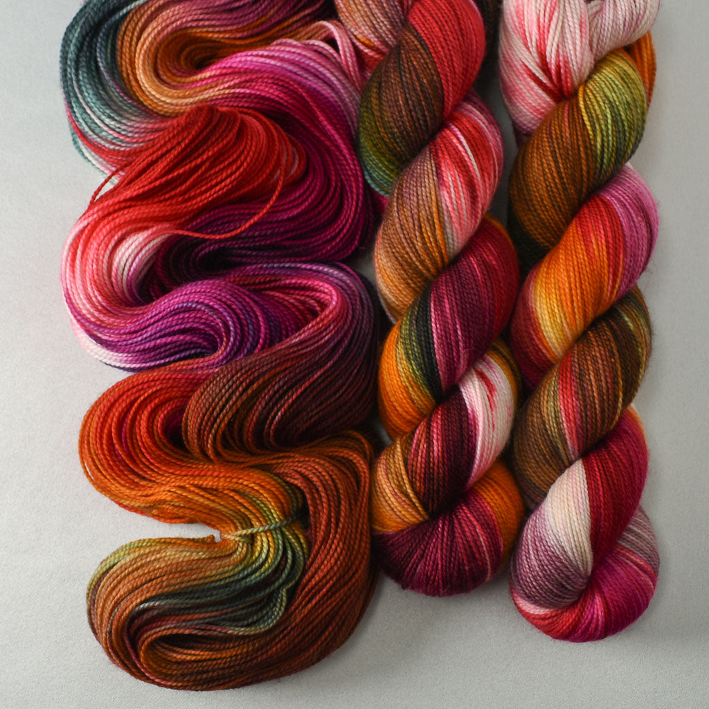 Fired Up - Miss Babs Yummy 2-Ply yarn