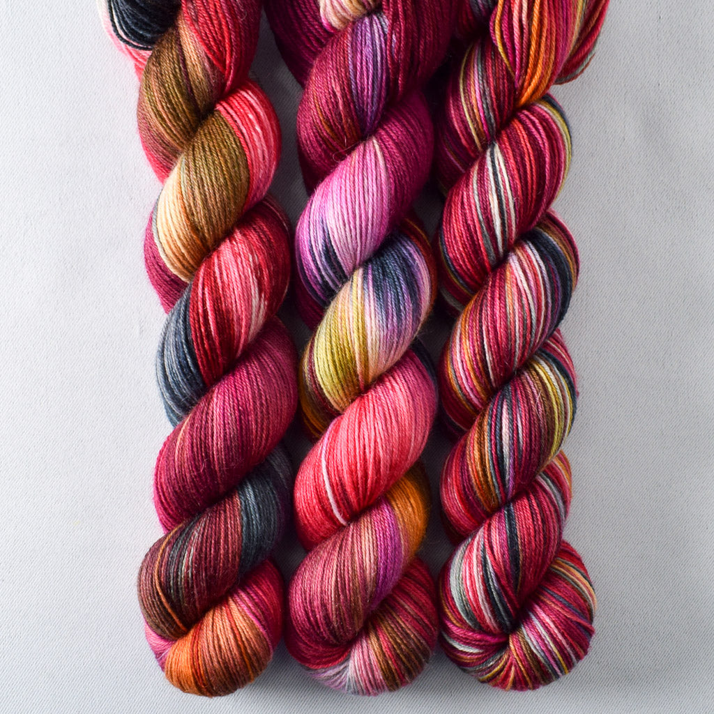 Fired Up - Miss Babs Katahdin 437 superwash BFL wool yarn