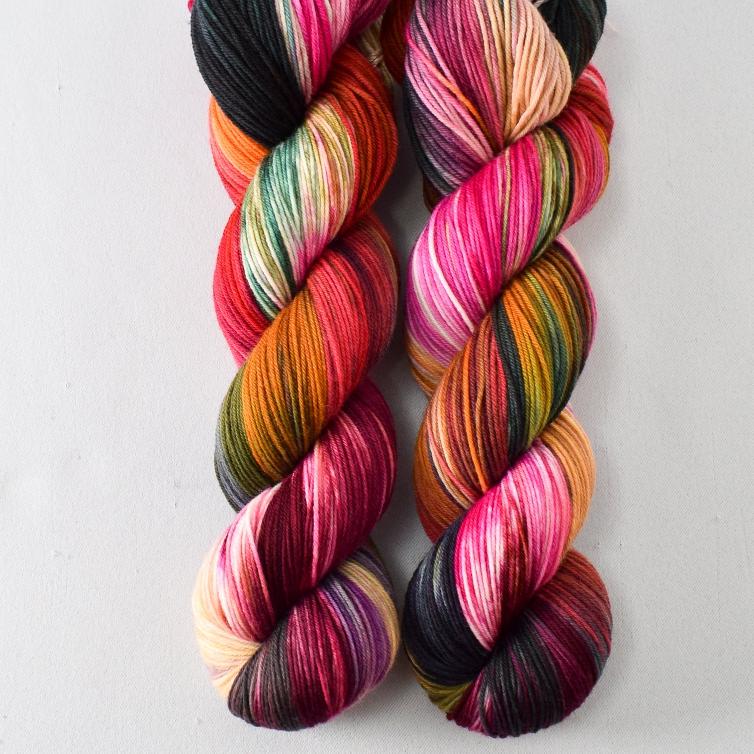Fired Up - Miss Babs Putnam Merino wool and nylon sock yarn