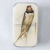 Firefly Notes Handcrafted Vintage French Swallow Notions Tin - Small - Miss Babs Notions