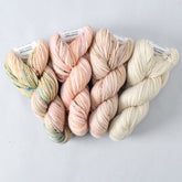 Flirty: Mountain Meadow, Tropical Sunset, Paw Prints, Snowdrift - Miss Babs Toe Quartet