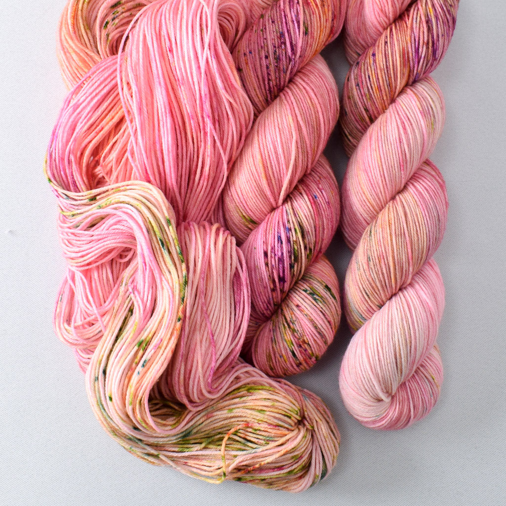 Flower Boxes - Miss Babs Putnam Merino wool and nylon sock yarn