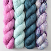 Flowers, Beach Chair, Blue Ocean, and Mystic Melody - Miss Babs Yummy 2-Ply Quartet