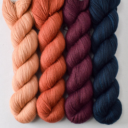 Flummery, Glowing Lantern, Cordovan, and Dark Perseus - Miss Babs Katahdin 437 Quartet