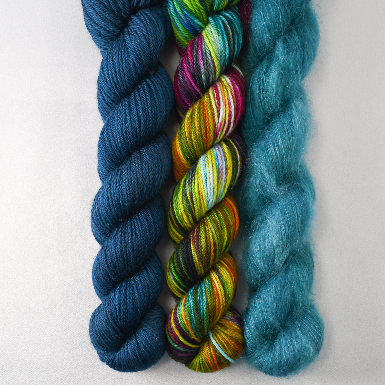 Franklin, Ziggy Stardust, and Sadalmelik - Miss Babs Pillowy Cowl Set