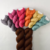 Funfetti Set: Endpapers with Bittersweet Chocolate - Miss Babs Gradient Set