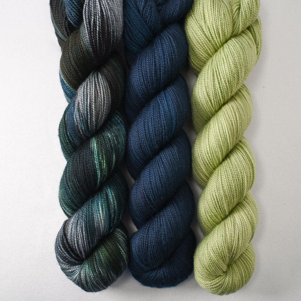 Ghost Ship, Dark Perseus, and Pond Slider - Miss Babs Yummy 2-Ply Trio