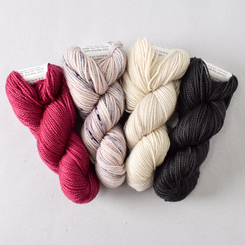 Gnandad's Adventure Set: Aubergine, Earl Grey, White Peppercorn, and PItch - Miss Babs Toe Quartet