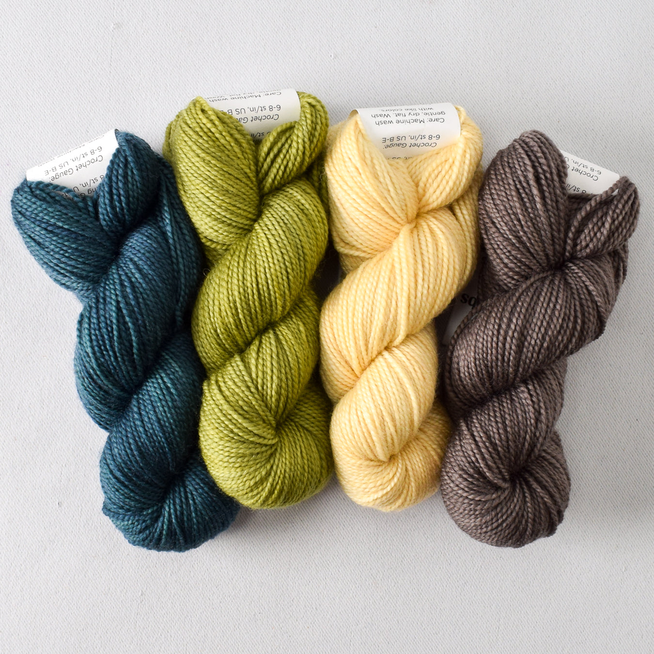 Gnandad's Adventure Set: Blackwatch, Fiddlehead, Wheaten, and Field Mouse - Miss Babs Toe Quartet