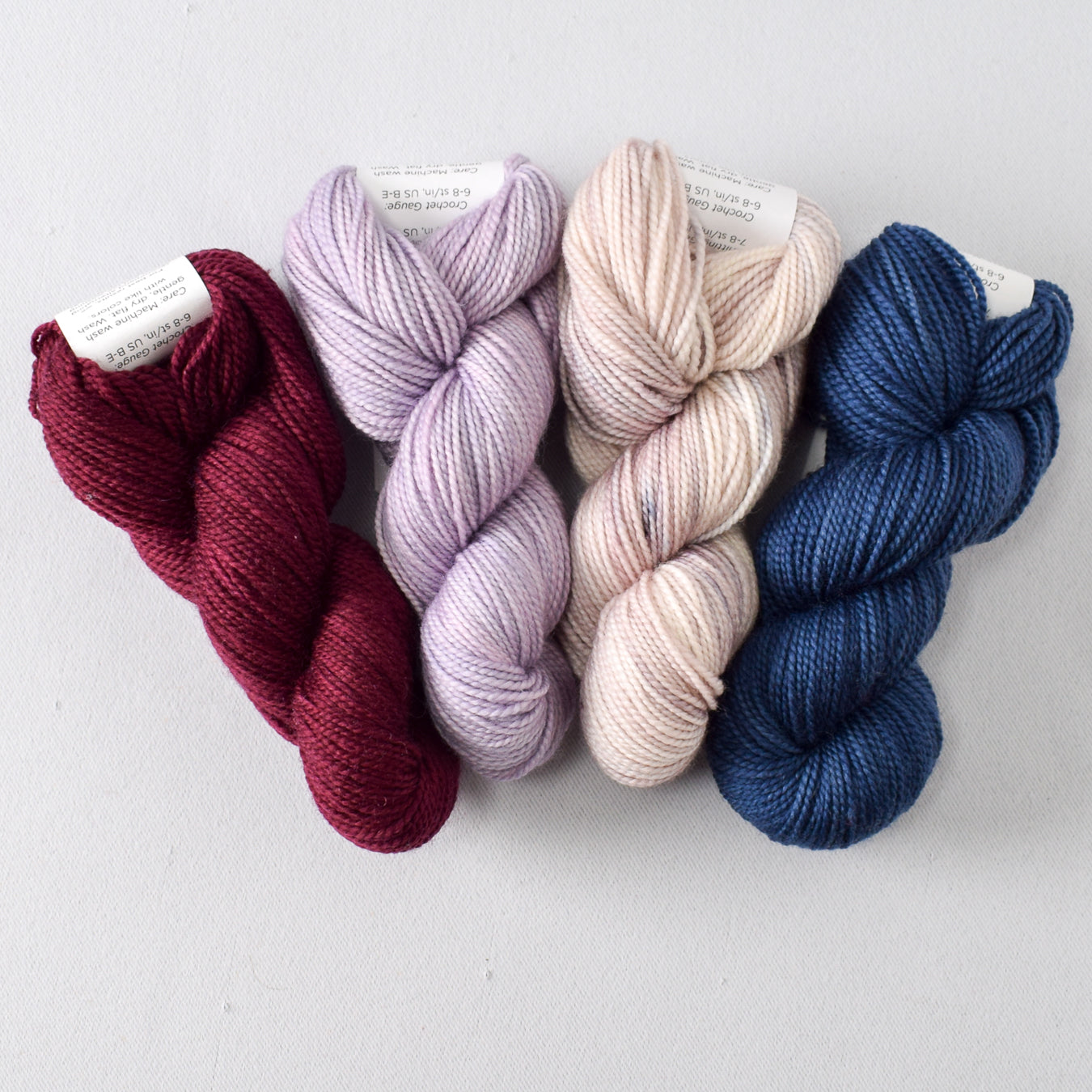 Gnandad's Adventure Set: Bloodstone, Valiant Grapes, Earl Grey, and Denim - Miss Babs Toe Quartet