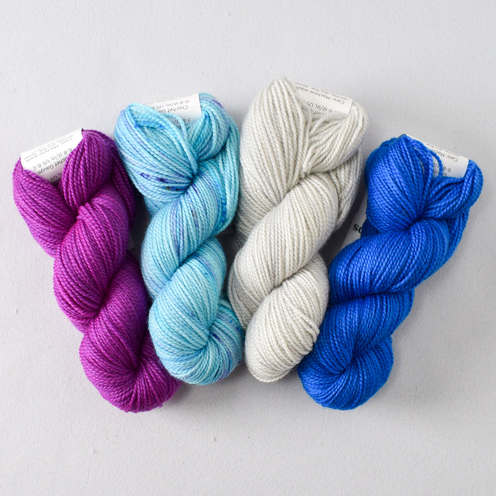 Gnandad's Adventure Set: Hot Air Balloon, World in a Book, Ice Garden, and Moroccan Door - Miss Babs Toe Quartet