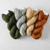 Gnandad's Adventure Set: Nori, Beachglass, Cafe Au Lait, and Roasted Pumpkin - Miss Babs Toe Quartet