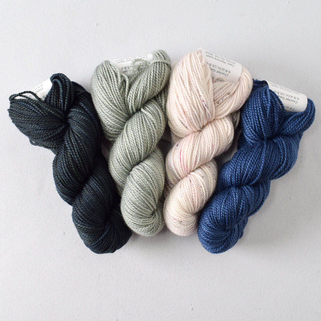 Gnandad's Adventure Set: Riverway, Beachglass, Pink Passion, and Denim - Miss Babs Toe Quartet