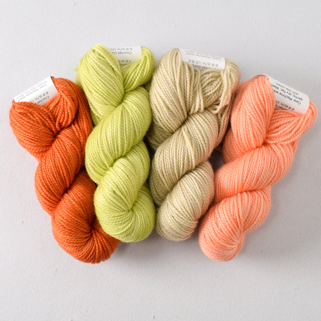 Gnandad's Adventure Set: Torchbearer, Goldfinch, Sandbank, and Warm Sienna - Miss Babs Toe Quartet