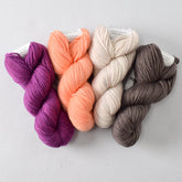 Gnandad's Adventure Set: Violet Royale, Warm Sienna, Pink Passion, and Field Mouse - Miss Babs Toe Quartet