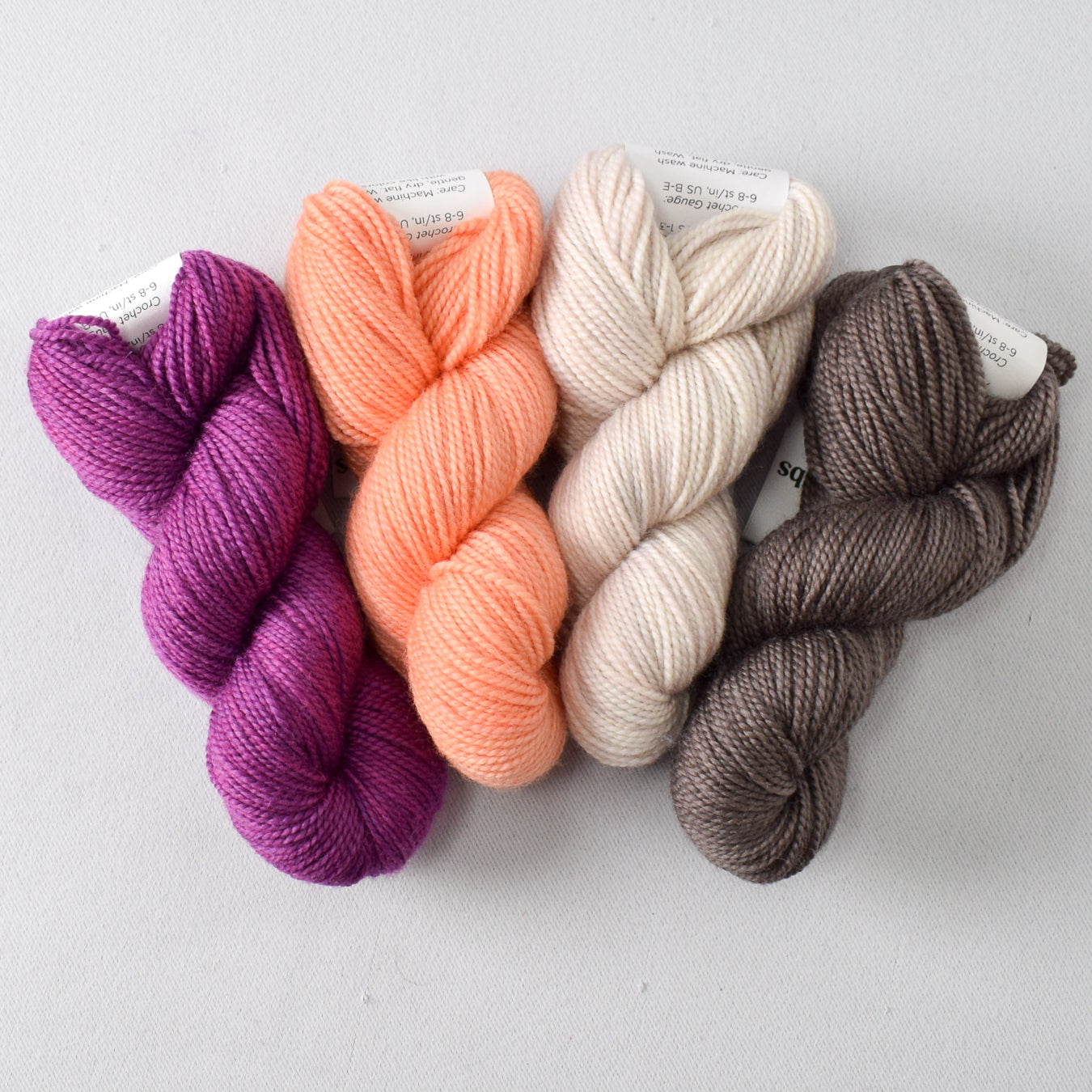 Gnandad's Adventure Set: Violet Royale, Warm Sienna, Pink Passion, and Field Mouse - Miss Babs Toe Quartet