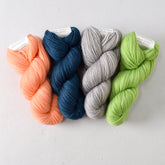 Gnandad's Adventure Set: Warm Sienna, Franklin, Thunderstorm, and Allotment - Miss Babs Toe Quartet