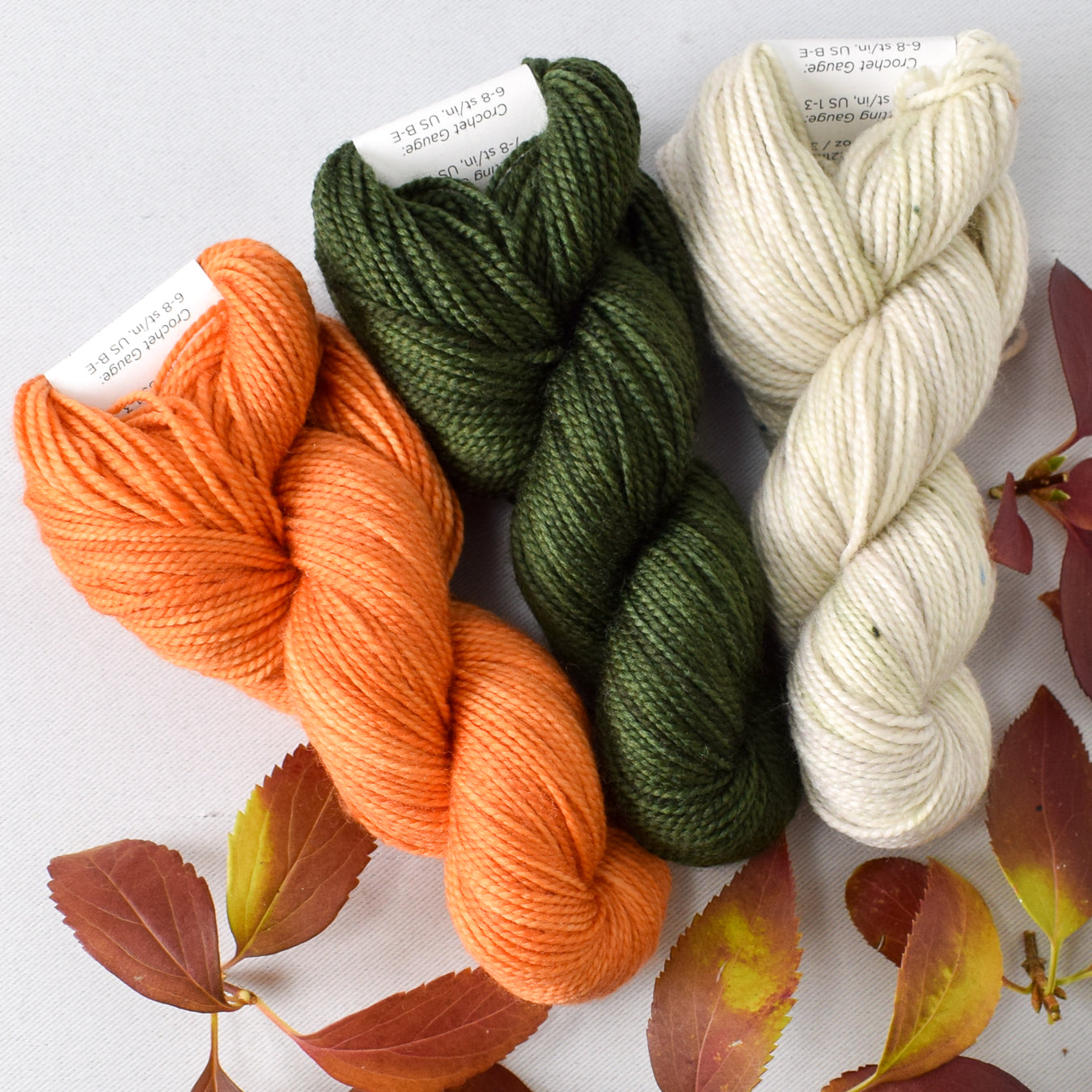 Gnumpkin and Gnettle Set: Jaffa Cake, Nori, and Green Eyed Monster - Miss Babs Toe Trio