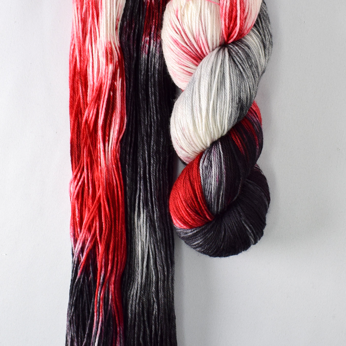 Graffiti Red - Miss Babs Yowza superwash Merino wool yarn