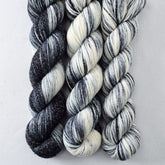 Graphic - Miss Babs Estrellita fingering weight superwash merino and Lurex yarn