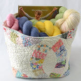 Green Double Wedding Ring 1 Quilt Bin - QB-2405