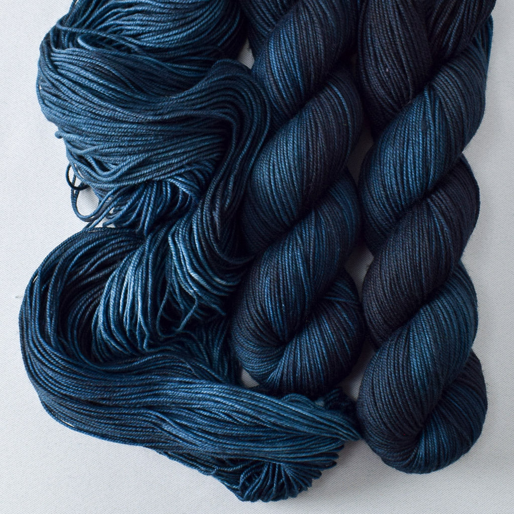 Half Past Midnight - Miss Babs Laurel Falls Shaniko Merino wool yarn