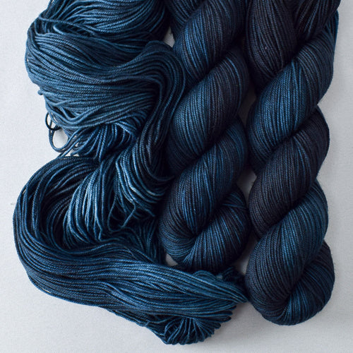 Half Past Midnight - Miss Babs Laurel Falls Shaniko Merino wool yarn