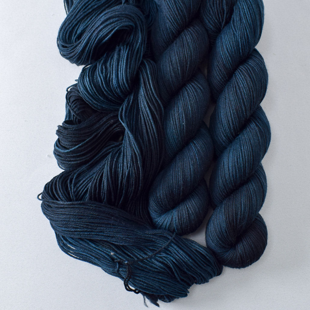 Half Past Midnight - Miss Babs Putnam Merino wool and nylon sock yarn