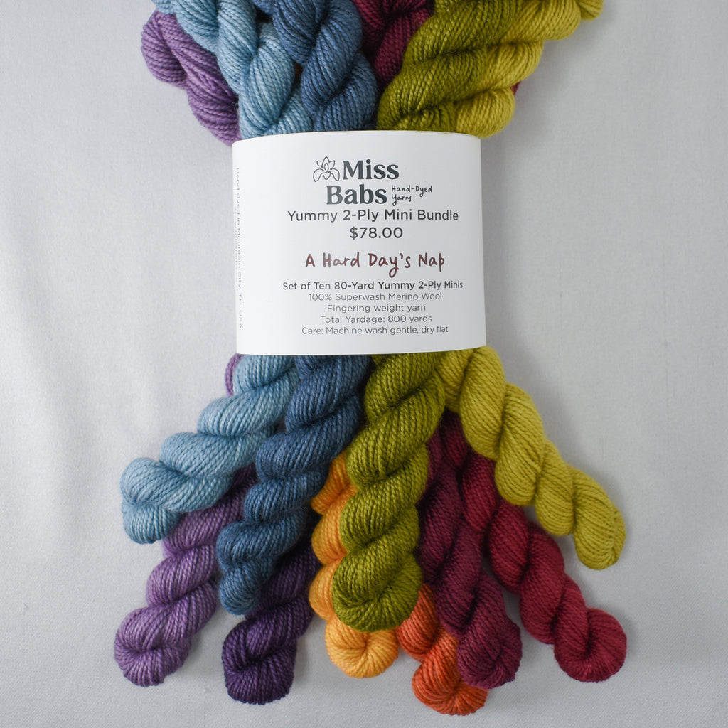 A Hard Day's Nap - Yummy 2-Ply Mini Bundle - Babette - PRE-ORDER, will ship by Tuesday, July 17