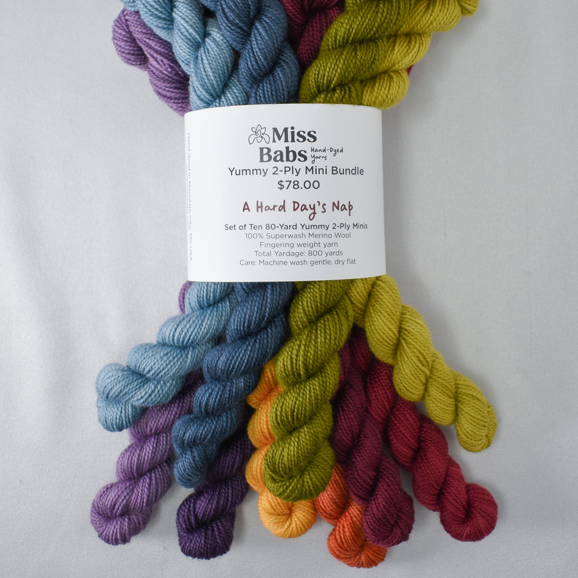 A Hard Day's Nap - Yummy 2-Ply Mini Bundle - Babette - PRE-ORDER, will ship by Tuesday, July 17