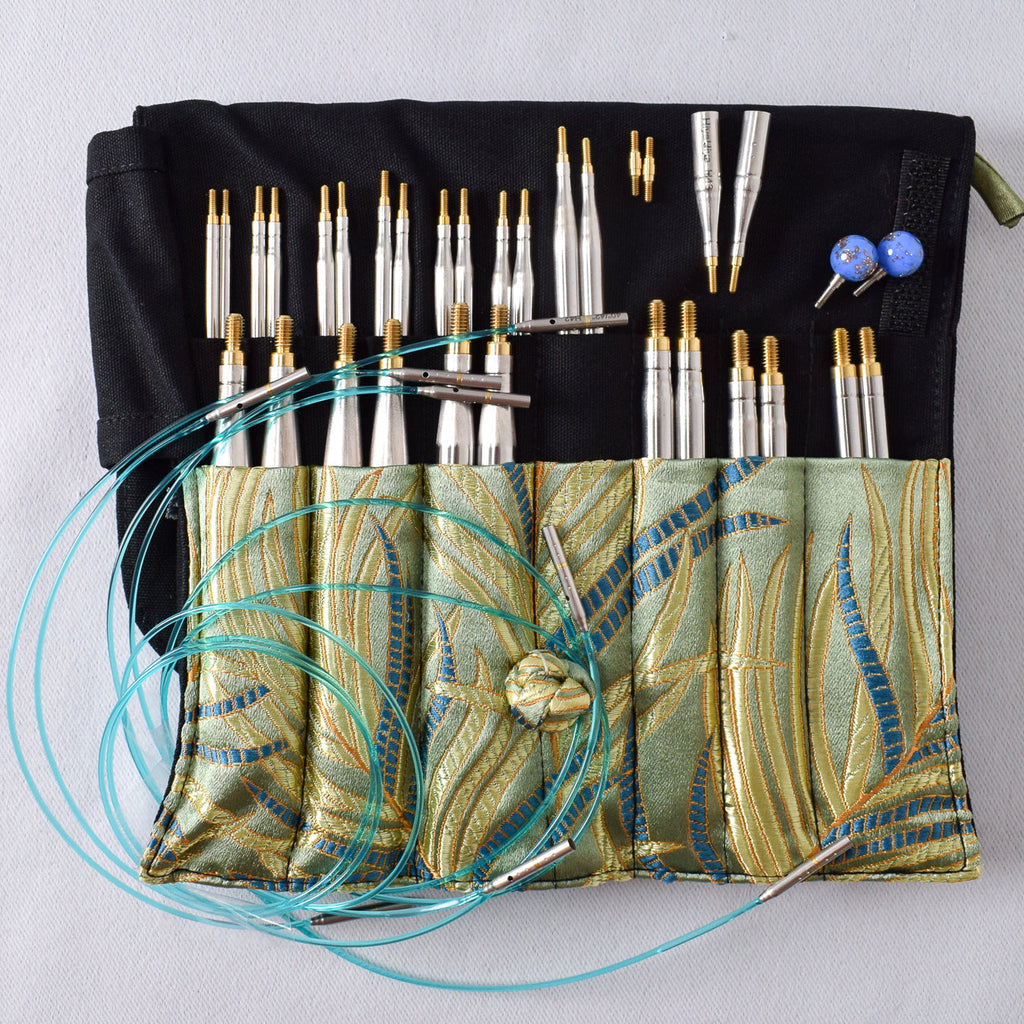 HiyaHiya Sharp Expanded Interchangeable Set - 5” - Green Case - Miss Babs Notions