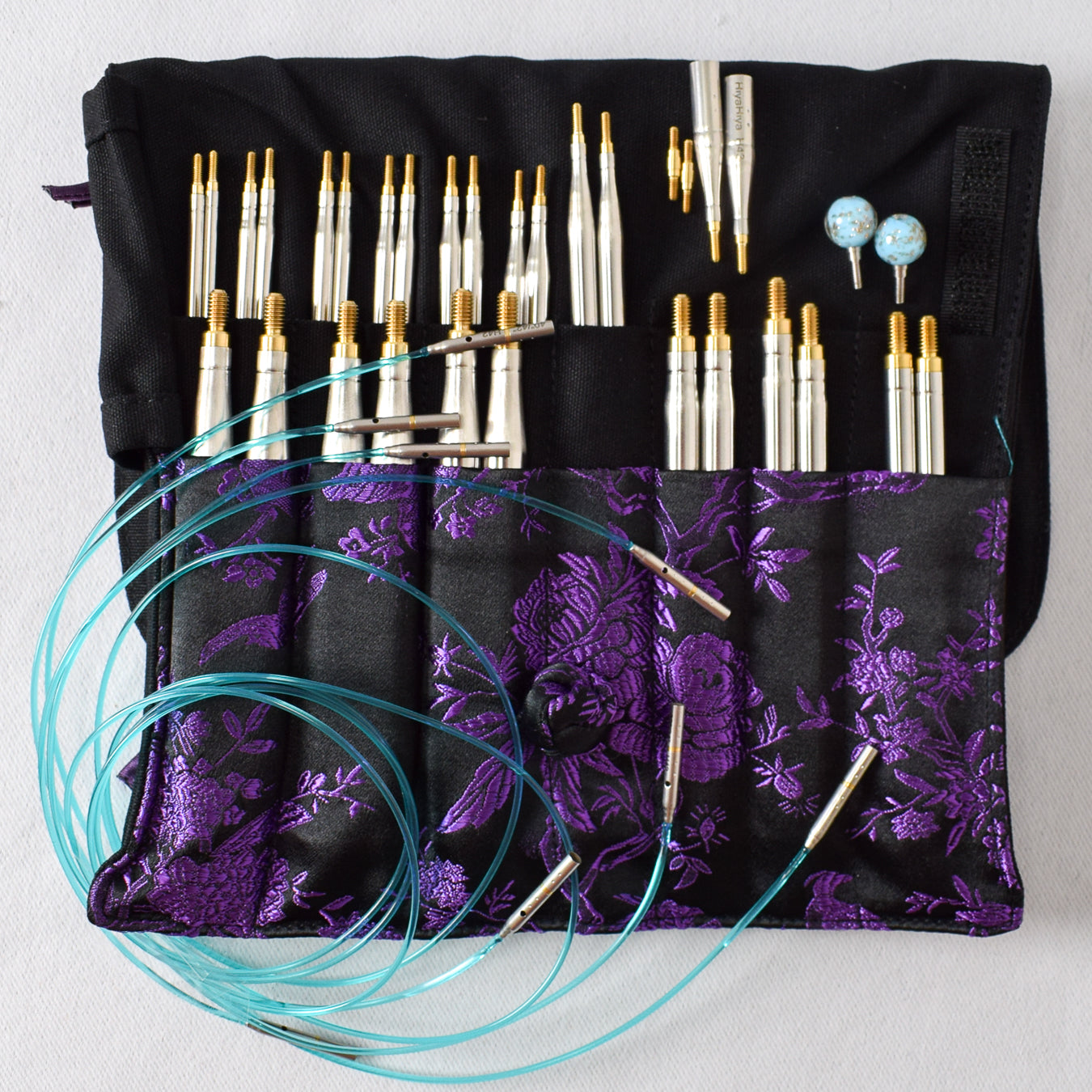 HiyaHiya Sharp Expanded Interchangeable Set - 5” - Purple Case - Miss Babs Notions