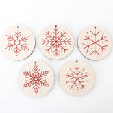 HNB House Snowflake Ornament Embroidery DIY Kit - Set of 5 - Miss Babs Notions