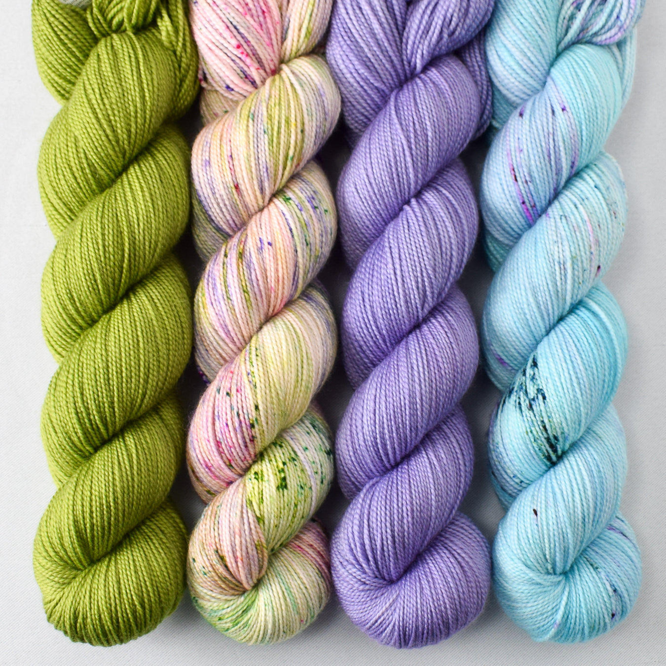 Hops, Berry Patch, Orchid, and Defender of the Snax - Miss Babs Yummy 2-Ply Quartet