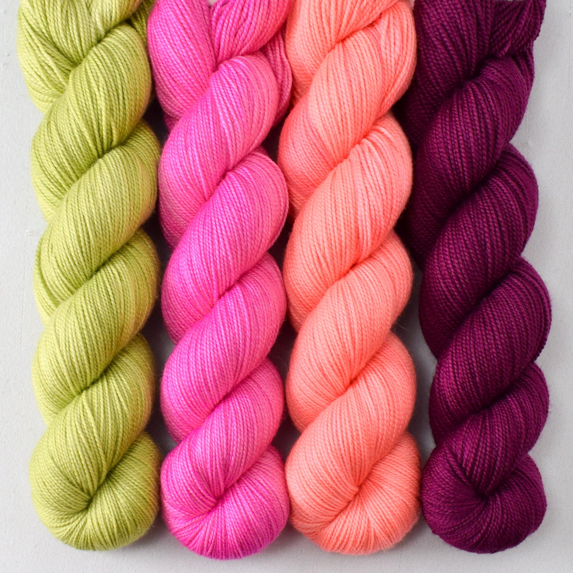 Iantha, Ruchbah, Pink Grapefruit, and Bougainvillea - Miss Babs Yummy 2-Ply Quartet